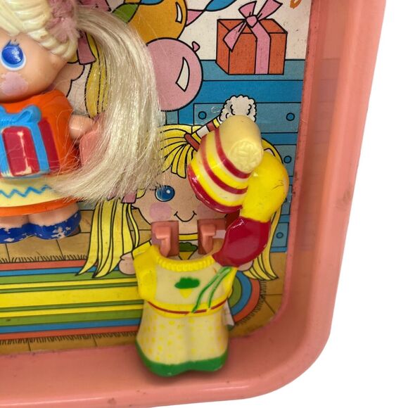Dolly Pops Birthday Party Carry Scene Full Set Knickerbocker 1979 Minor Flaws - Picture 3 of 13